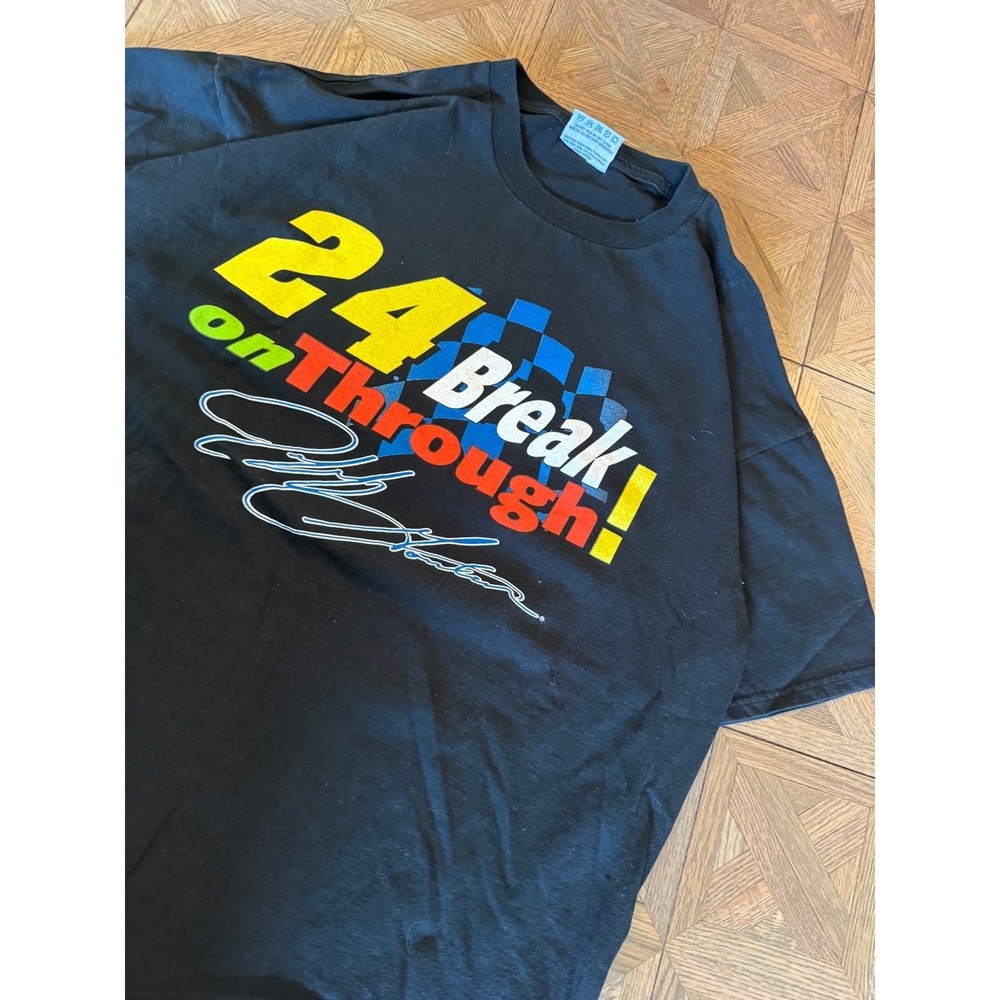 Vintage 2000 Jeff Gordon NASCAR Shirt XL Competitors View 24 Break On Through 10